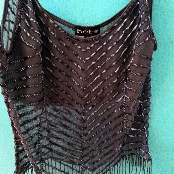 bebe Tops - Bebe  VintageSequin Top🎉
